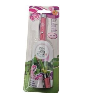 Pinkie Pie My Little Pony Projector Pen Light Up Black Ink Ballpoint InkWork New